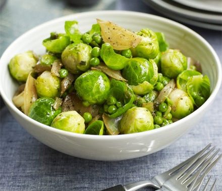 Buttery sage & onion sprouts recipe
