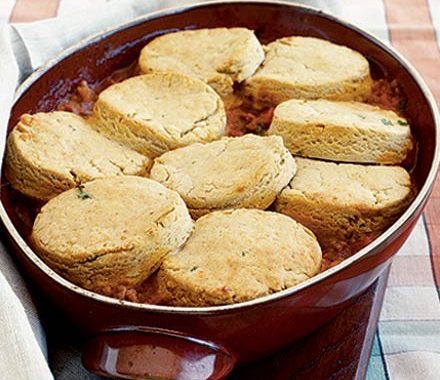 Thane Prince's gluten-free beef cobbler recipe