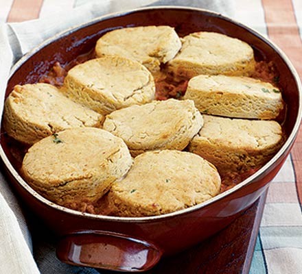 Thane Prince's gluten-free beef cobbler recipe 