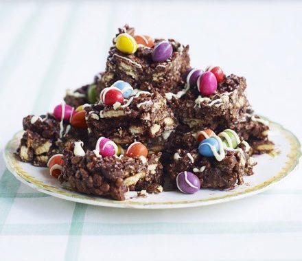 Crispy chocolate fridge cake recipe