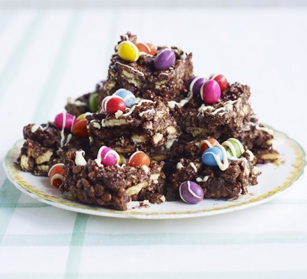 Crispy chocolate fridge cake recipe 