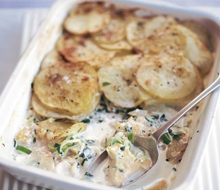 Creamy baked haddock & tatties recipe