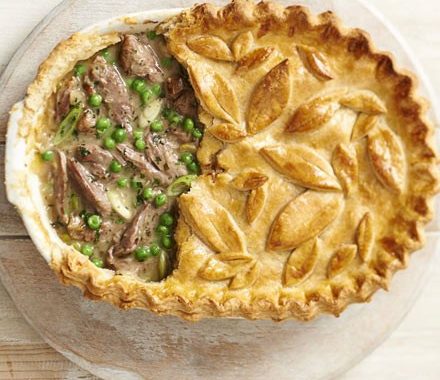Lamb shank, pea & mint pie recipe