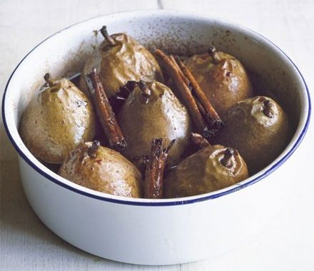 Pears roasted in red wine recipe