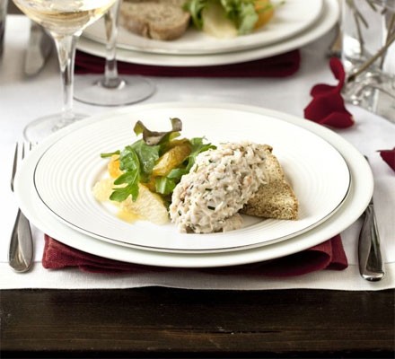 Crab & citrus salad with Chardonnay dressing recipe 