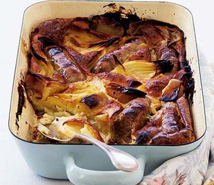 Country-style toad in the hole recipe