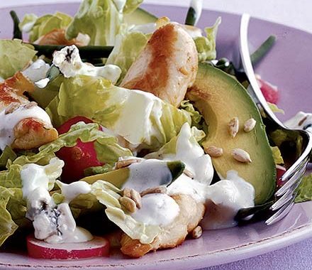 Warm chicken & avocado salad recipe