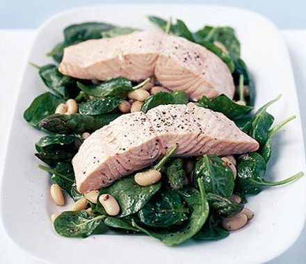 Asparagus & salmon supper recipe