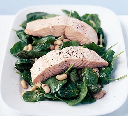 Asparagus & salmon supper recipe 