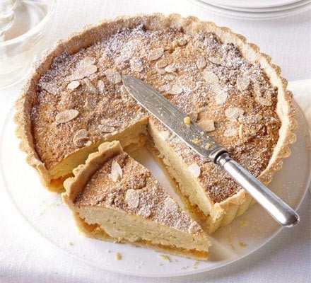 Apricot & almond bakewell recipe 