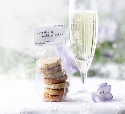 Sugar-dusted wedding cookies  recipe 