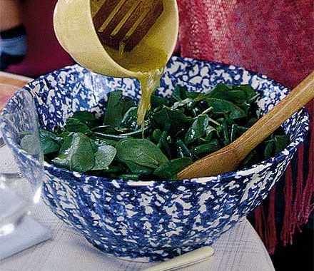 Spinach & green bean salad recipe