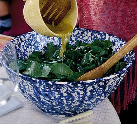 Spinach & green bean salad recipe 