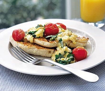 Cheese & watercress scramble recipe