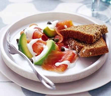 Smoked salmon & avocado recipe