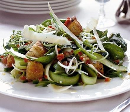 Late-summer green salad recipe