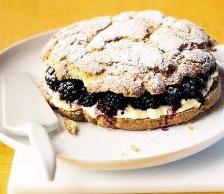 Blackberry & clotted cream shortcake  recipe
