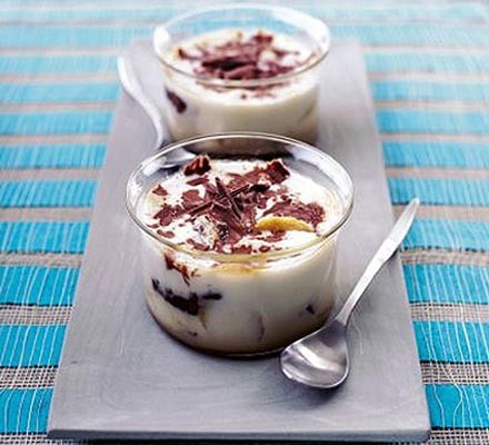 Coconut & chocolate bananas recipe 