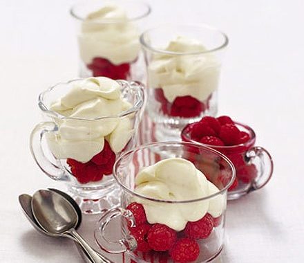 Raspberry & orange syllabub recipe