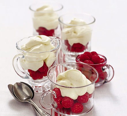 Raspberry & orange syllabub recipe 