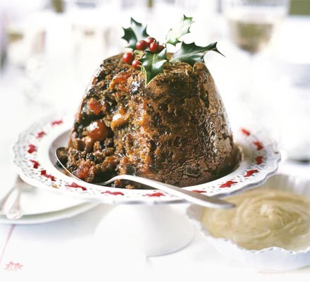 Christmas pudding with citrus & spice recipe 