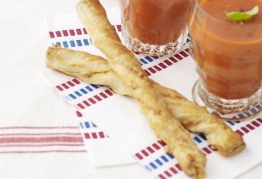 Cheese & mustard straws recipe