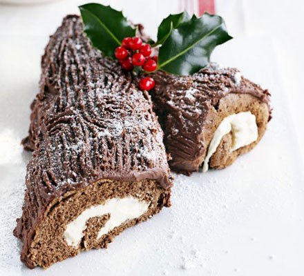 Chocolate yule log recipe 