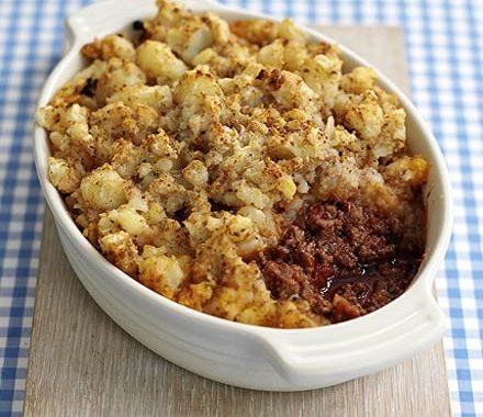 Moroccan-spiced shepherd's pie