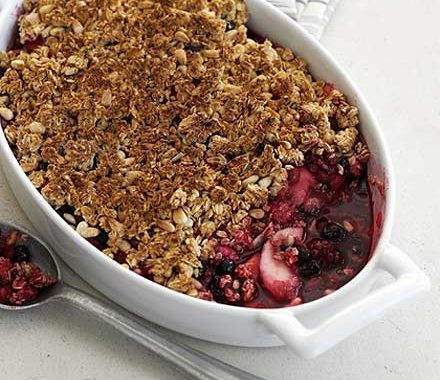 Gingery compote crunch recipe