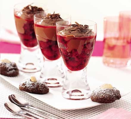 Chocolate & raspberry creams recipe 