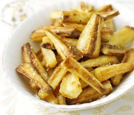 Crisp honey mustard parsnips recipe