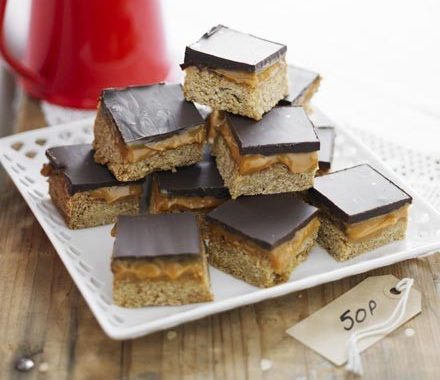 Chocolate & caramel flapjacks recipe