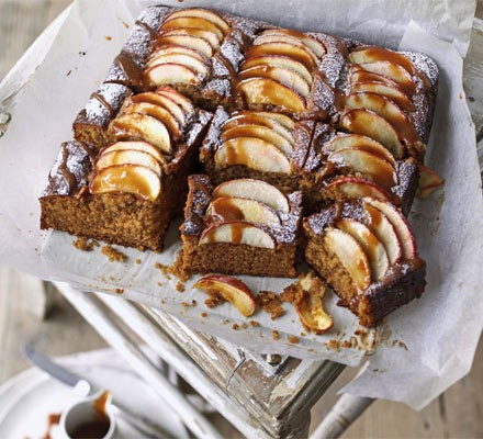 Spiced toffee apple cake recipe 