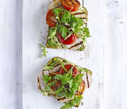Smoky rashers & tomatoes on toast recipe