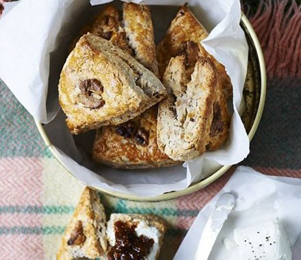 Walnut scones recipe