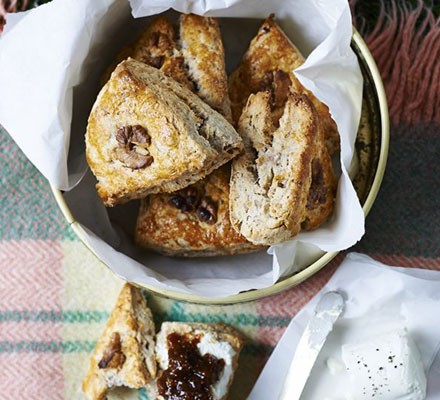Walnut scones recipe 