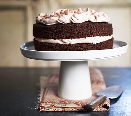 Low sugar chocolate sandwich cake recipe