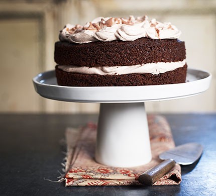 Low sugar chocolate sandwich cake recipe 