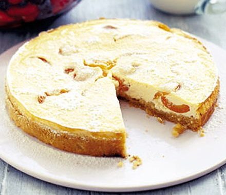 Apricot & ricotta torte recipe