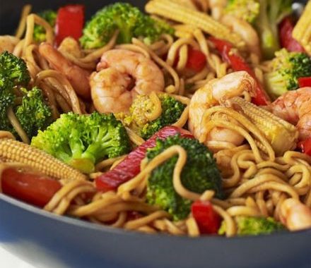 Prawn chow mein recipe